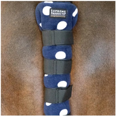 Supreme Products Dotty  Fleece Tail Guard Navy