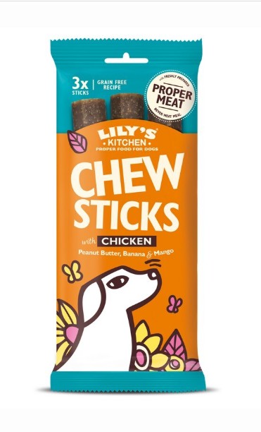 Lily's Kitchen Chew Sticks with Chicken 3 Pack