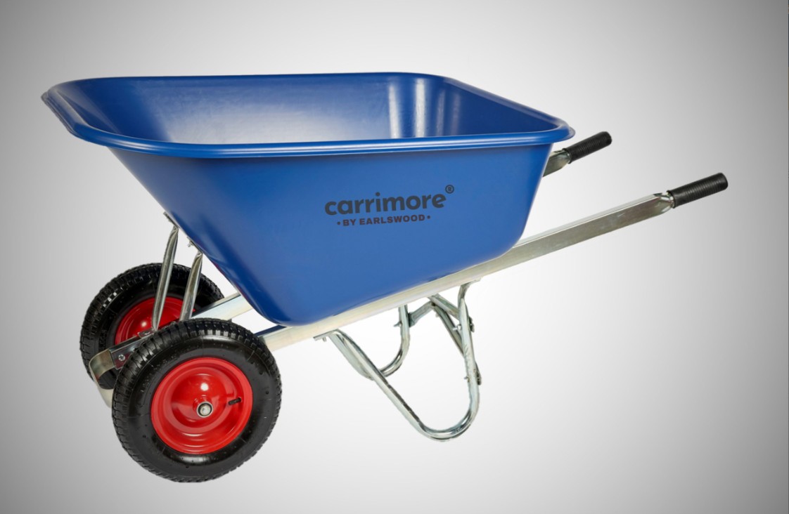Carrimore 200L Twin Wheel Wheelbarrow