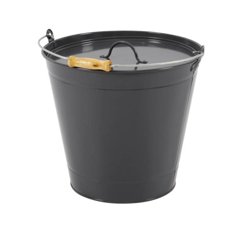14 Litre Ash Bucket With Lid