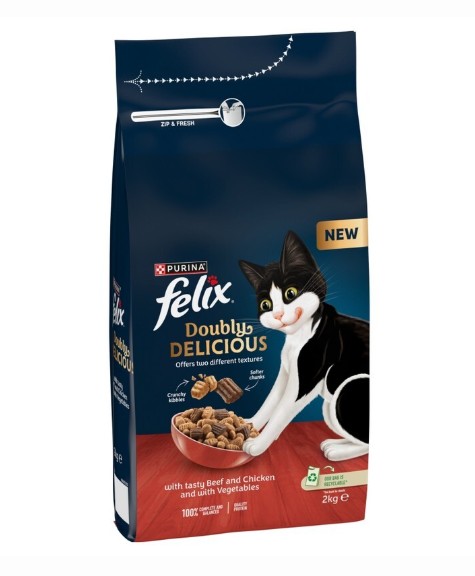 Felix Doubly Delicious Beef & Chicken 2kg
