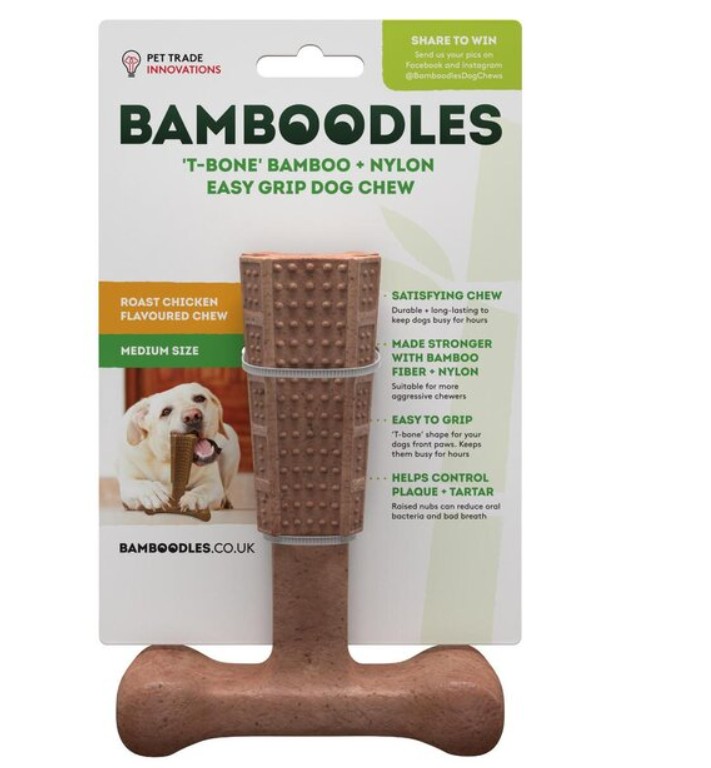 Bamboodles T-bone Dog Chew