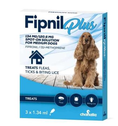 Fipnil Plus Spot on Solution for Medium Dogs