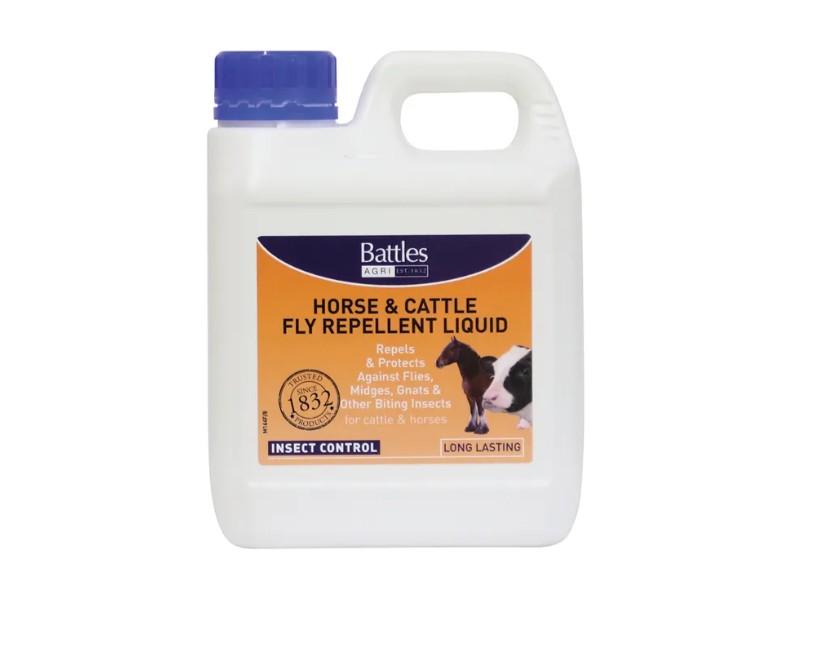 Battles Horse & Cattle Fly Repellent Liquid